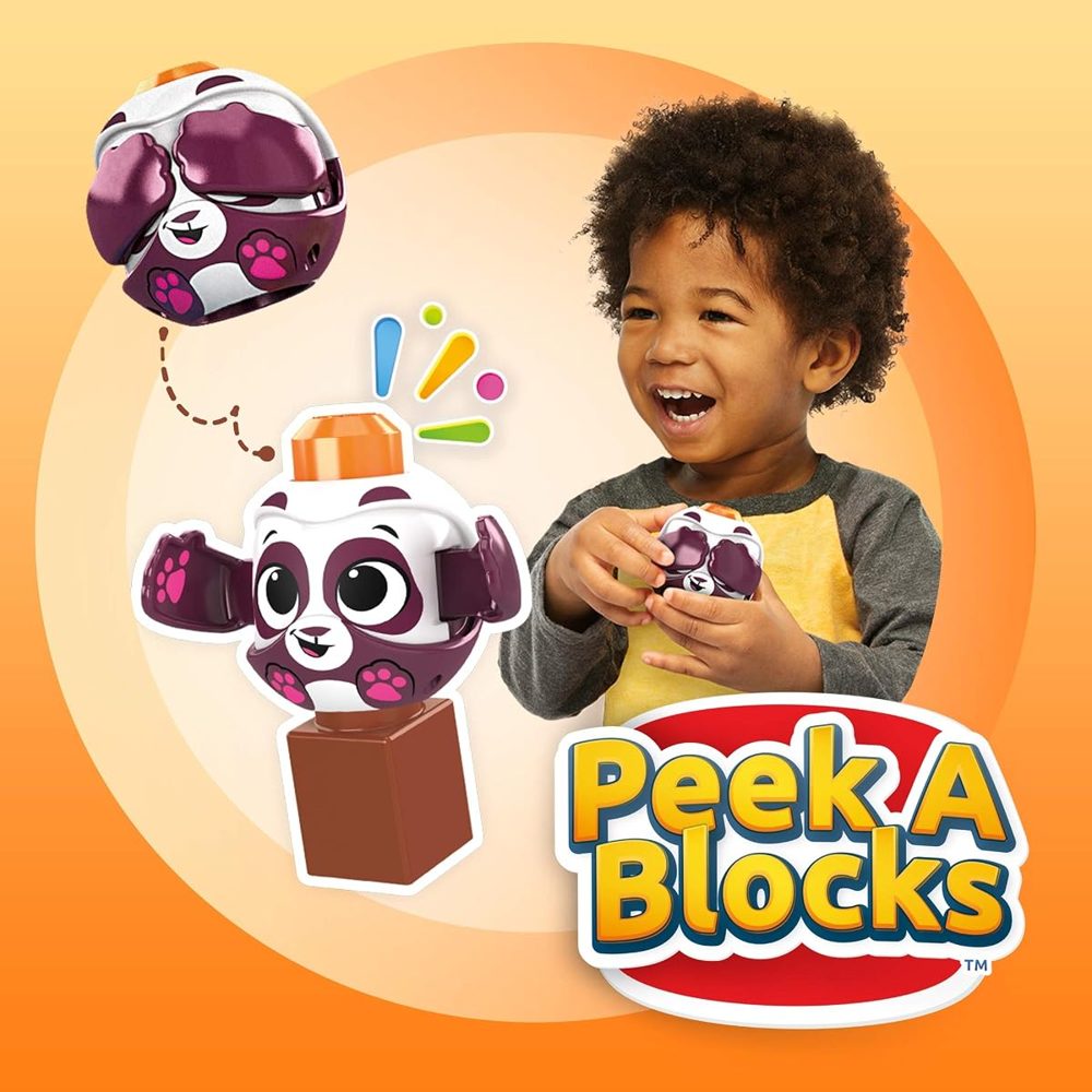 Peek A Blocks Panda Slide, 14 Pieces — view 3