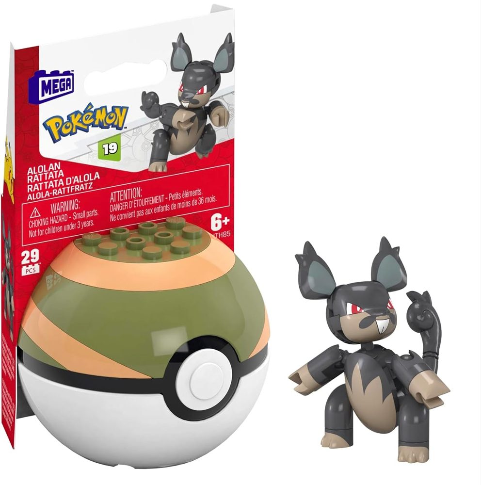 Alolan Rattata Poké Ball Set, 29 Pieces — view 2