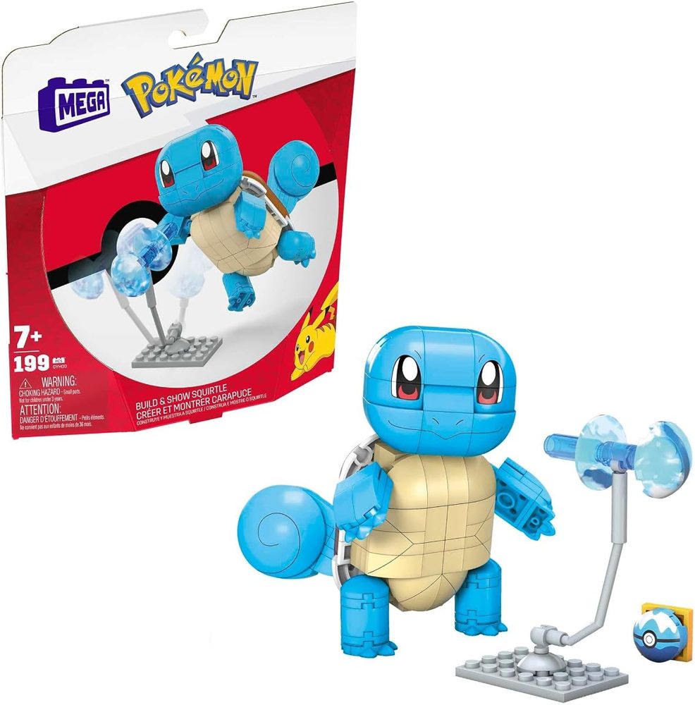 Pokémon Build & Show Squirtle, 199 Pieces — view 2