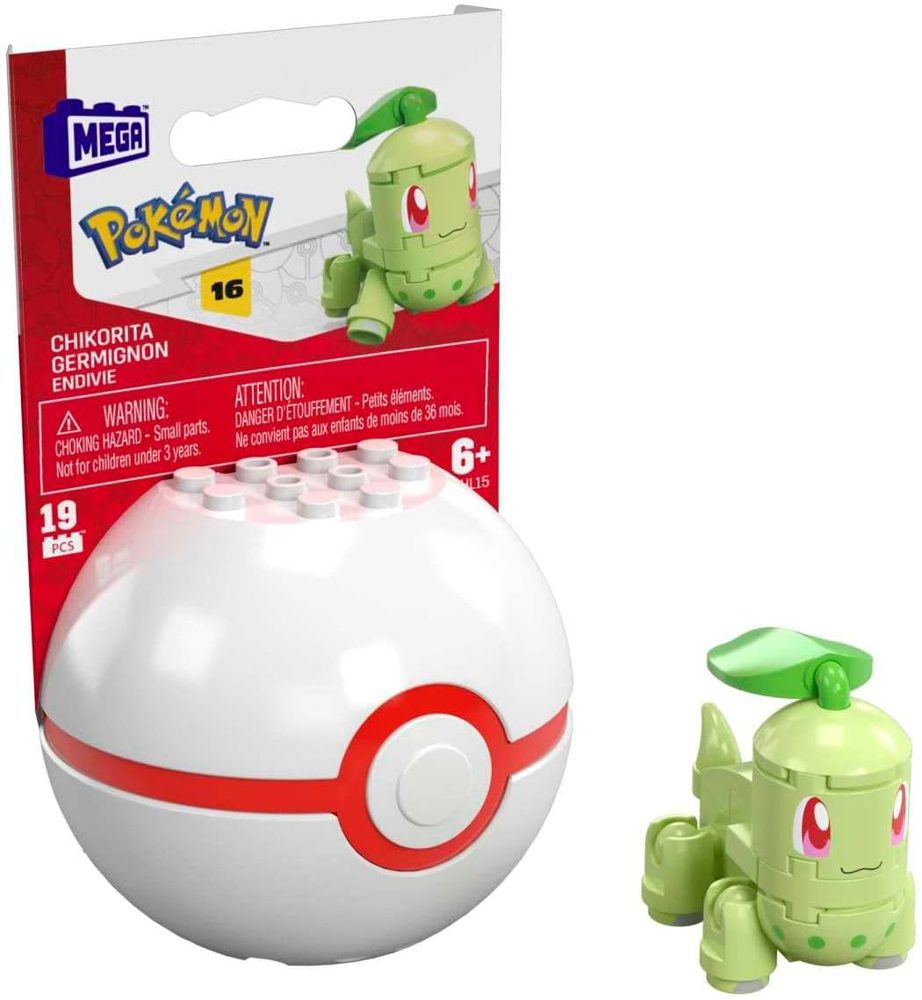 Pokémon Chikorita Nest Ball, 19 Pieces — view 2