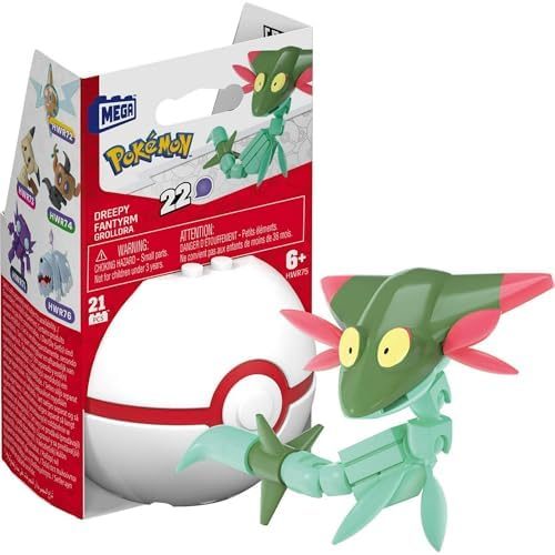 Dreepy ghost dragon Pokémon figure with Premier Ball