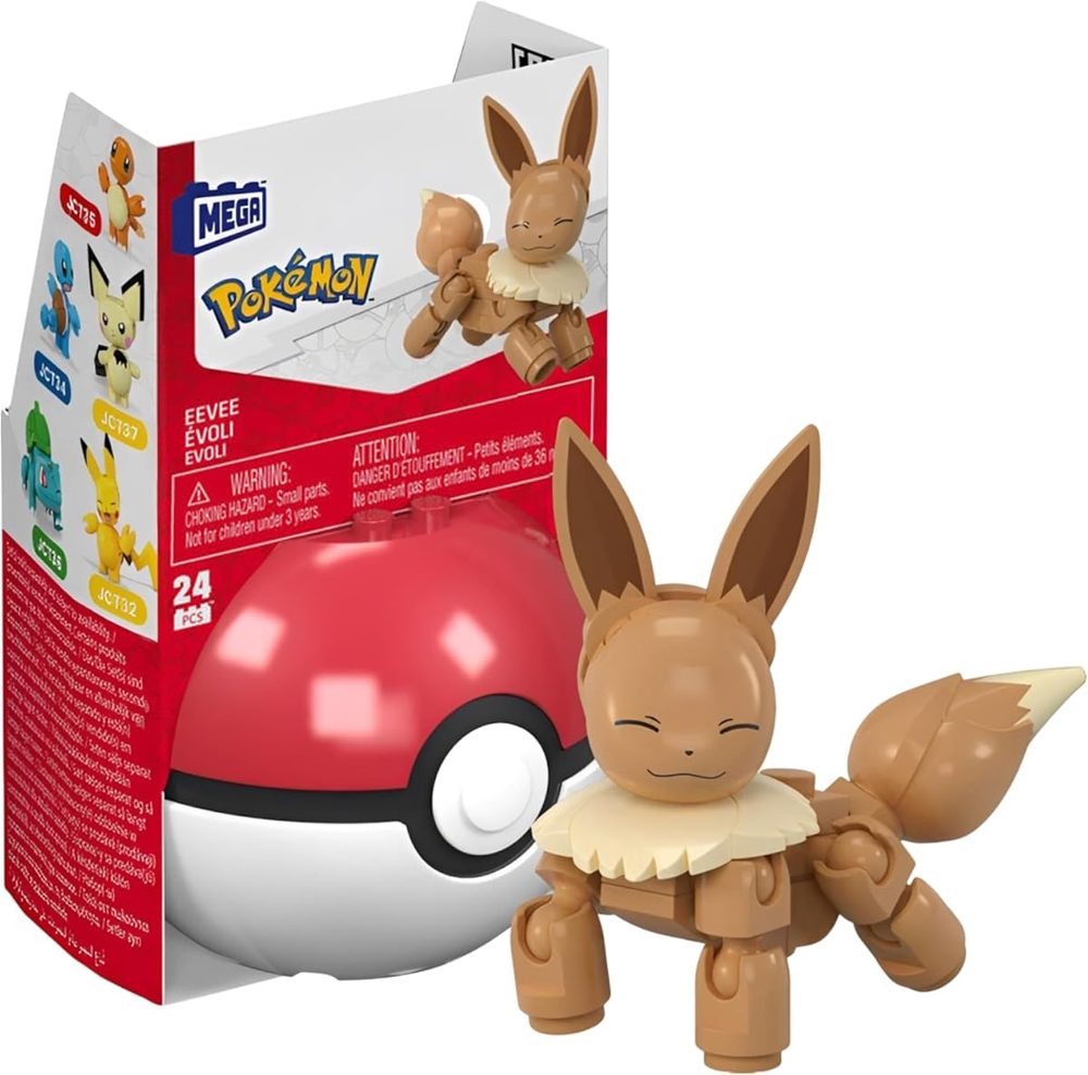 Eevee Poké Ball Set, 24 Pieces — view 2