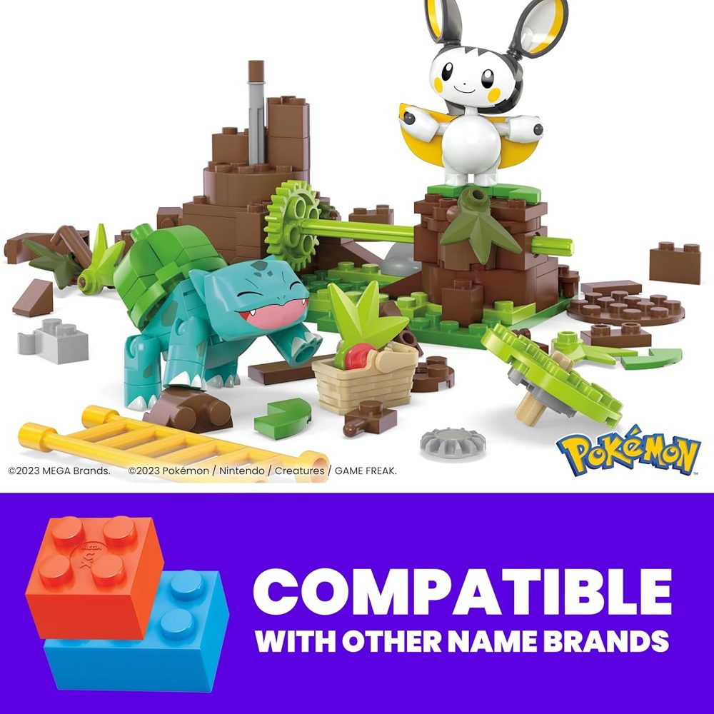 Emolga and Bulbasaur's Charming Woods, 194 Pieces — view 5