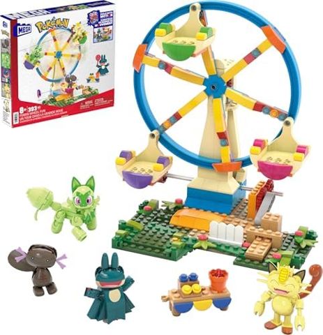 Pokémon Ferris wheel build with Meowth and Munchlax