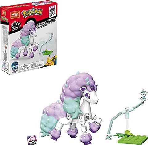 Galarian Ponyta buildable figure with action effect