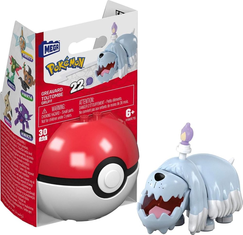 Greavard Poké Ball Building Set — view 2