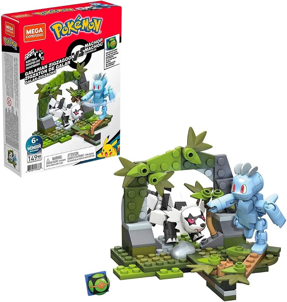 Pokémon Machop vs Galarian Zigzagoon, 149 Pieces — view 2