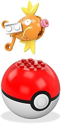 Buildable Magikarp on top of an open Poké Ball