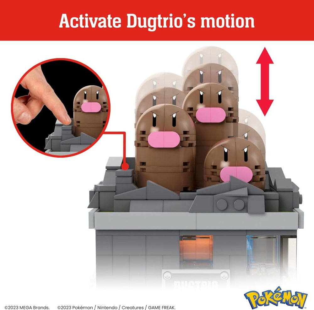 Mini Motion Dugtrio, 350 Pieces — view 4