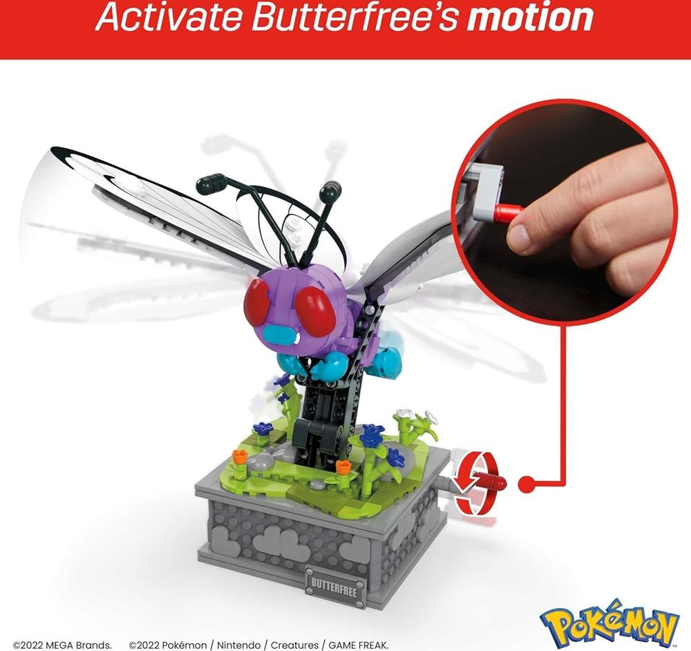 Pokémon Motion Butterfree, 605 Pieces — view 3