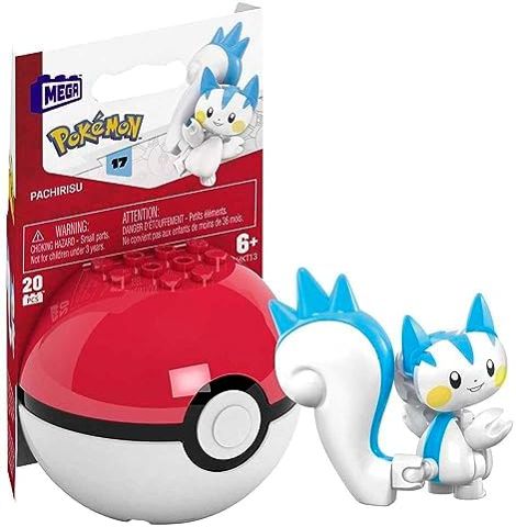 Pachirisu electric squirrel Pokémon with Poké Ball