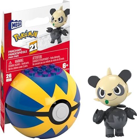 Pancham panda Pokémon brick action figure