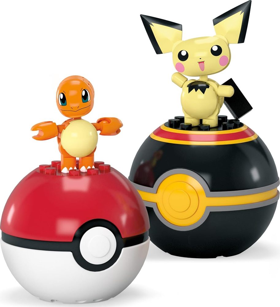 Pichu & Charmander Poké Ball Duo, 40 Pieces — view 4