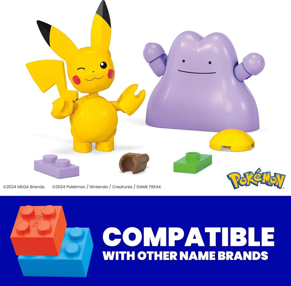 Pikachu and Ditto Poké Ball 2-Pack, 42 Pieces — view 3