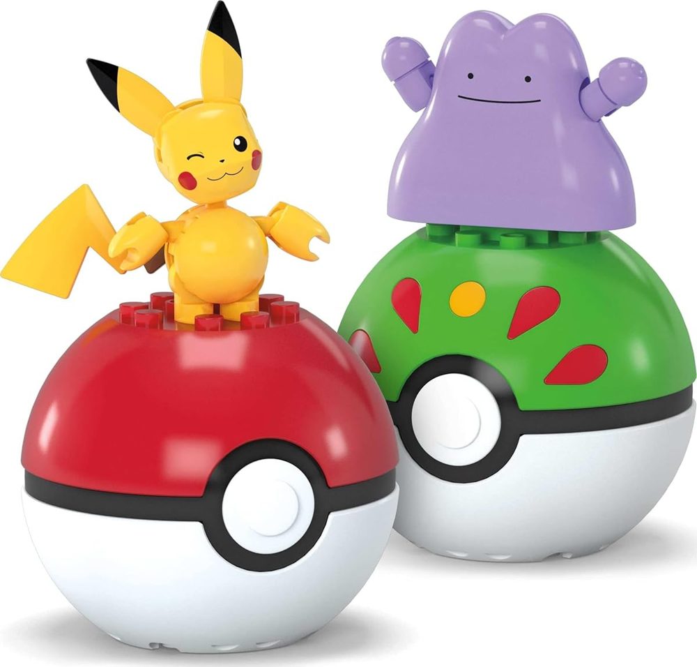 Pikachu and Ditto Poké Ball 2-Pack, 42 Pieces — view 4