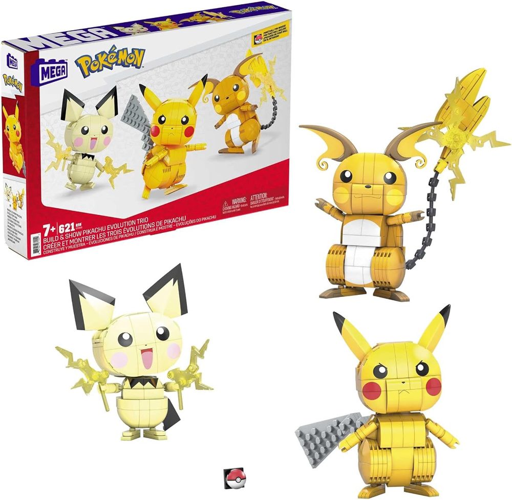 Pokémon Pikachu Evolution Trio, 621 Pieces — view 2