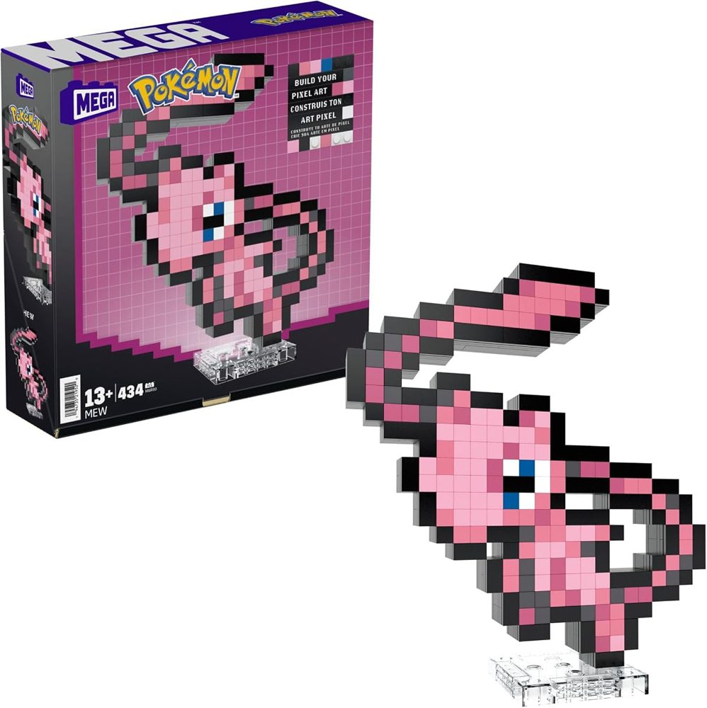 Retro Pixel Art Mew, 434 Pieces — view 2