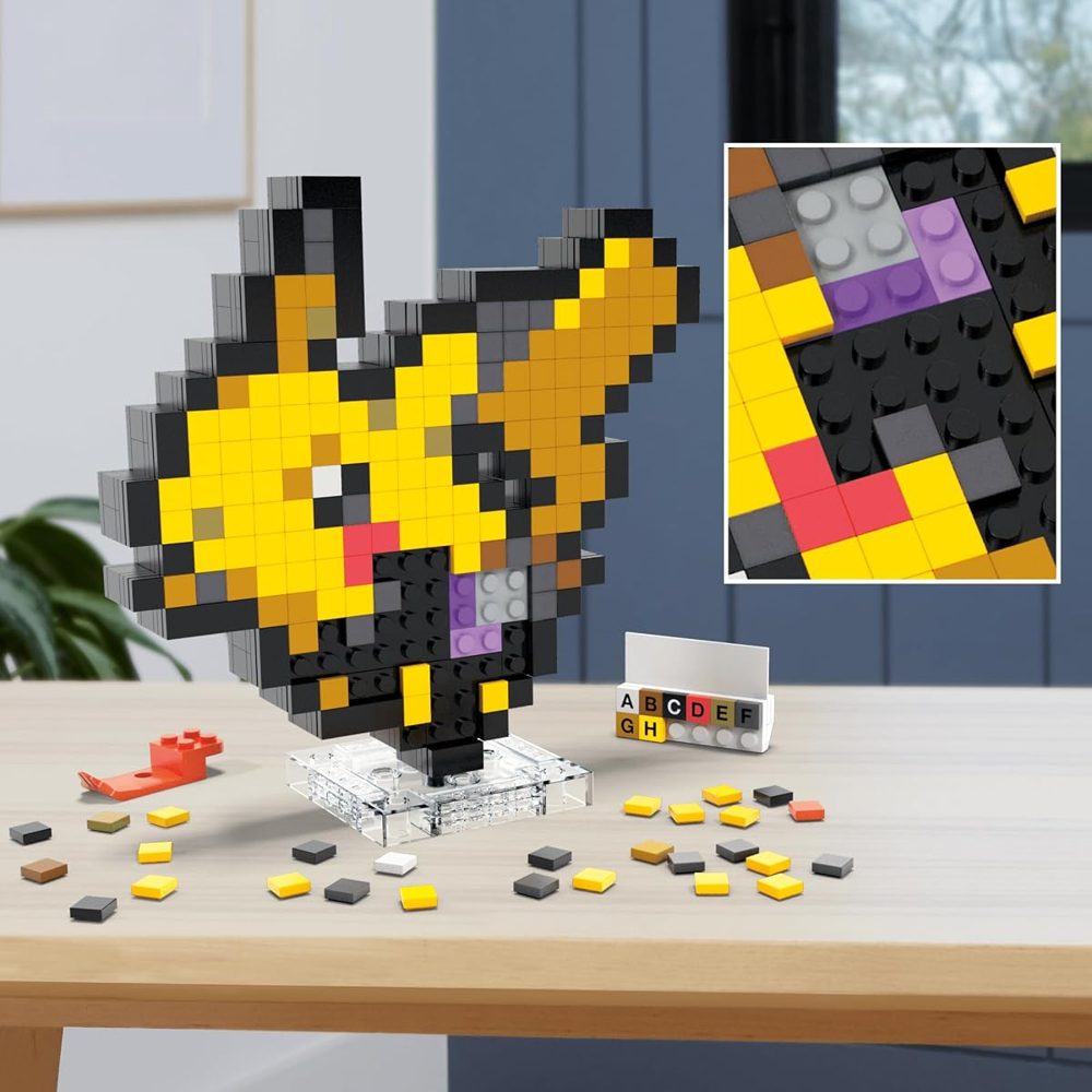 Retro Pixel Art Pikachu, 400 Pieces — view 5