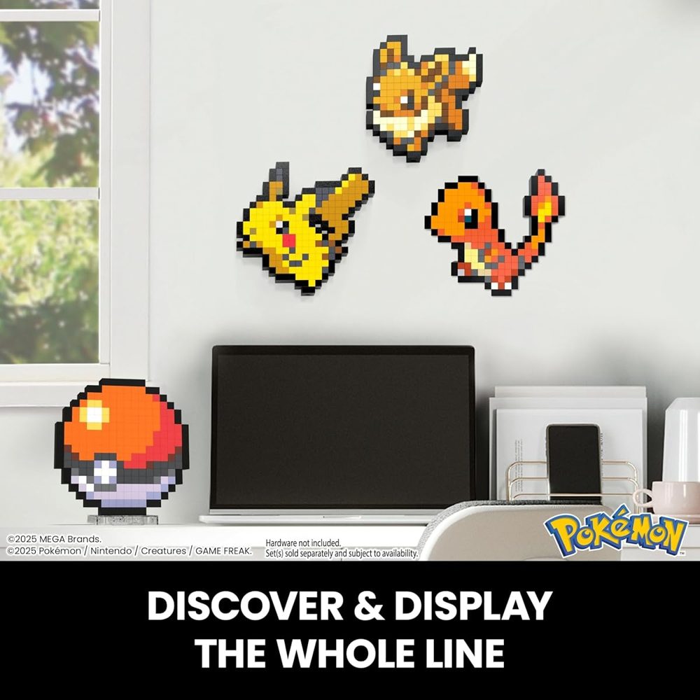 Retro Pixel Art Poké Ball, 381 Pieces — view 5