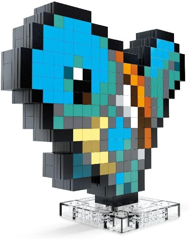 Retro Pixel Art Squirtle, 367 Pieces — view 5