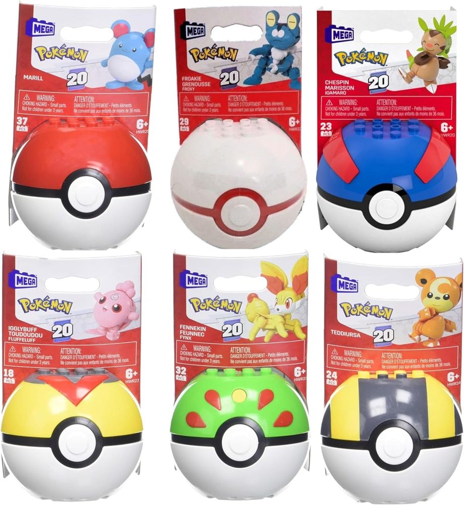 Poké Ball Series 20 Collection, Set of 6 — view 2