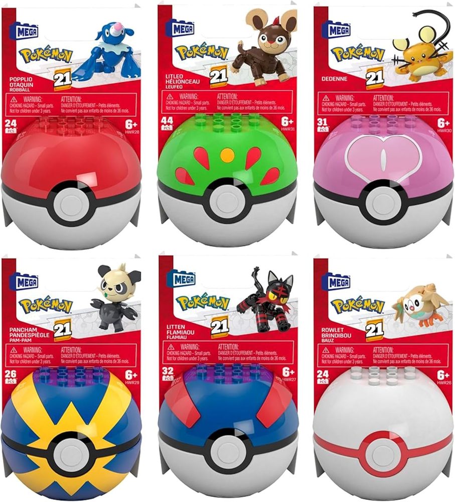 Poké Ball Series 21 Collection, Set of 6 — view 2