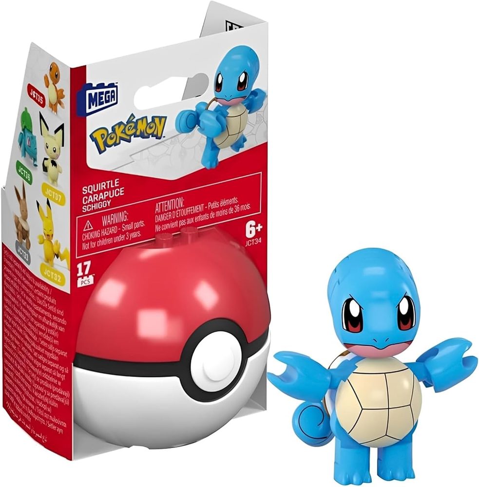Pokémon Squirtle Poké Ball, 17 Pieces — view 2