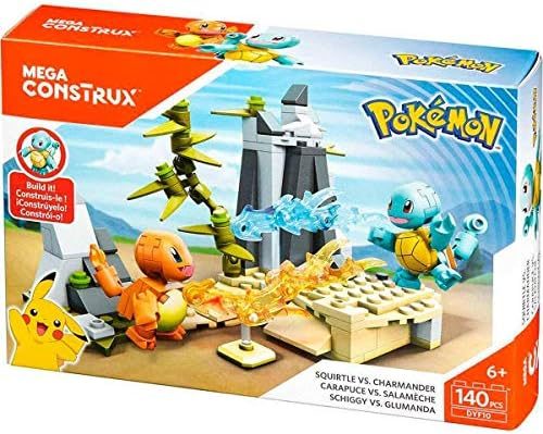 Squirtle and Charmander battling with transparent effects
