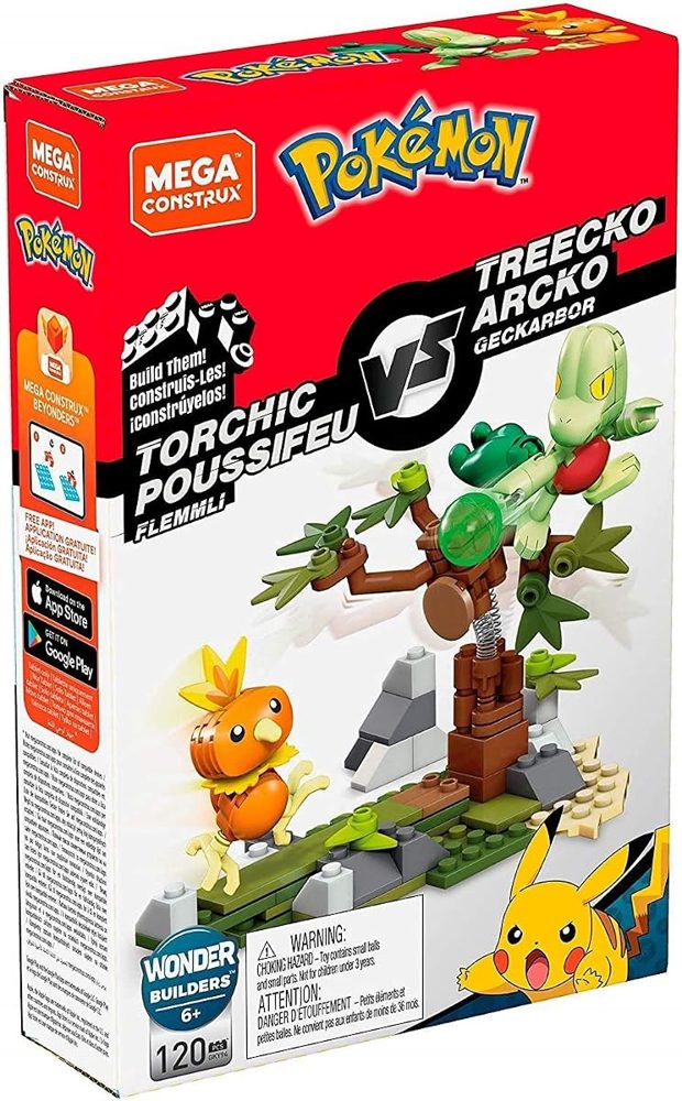 Pokémon Torchic vs Treecko — view 2