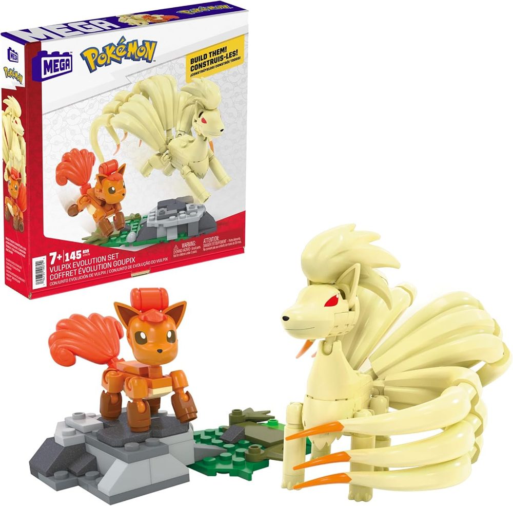 Vulpix Evolution Set with Ninetales, 145 Pieces — view 2