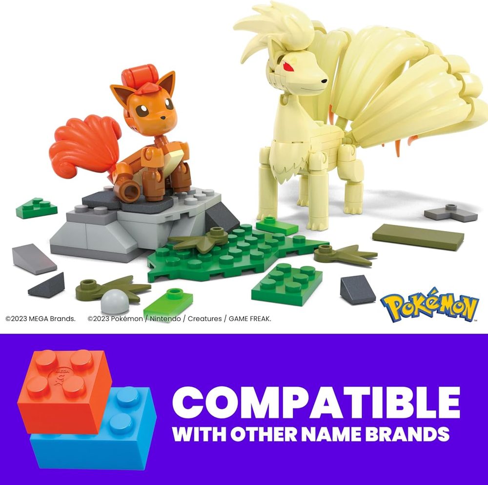 Vulpix Evolution Set with Ninetales, 145 Pieces — view 3