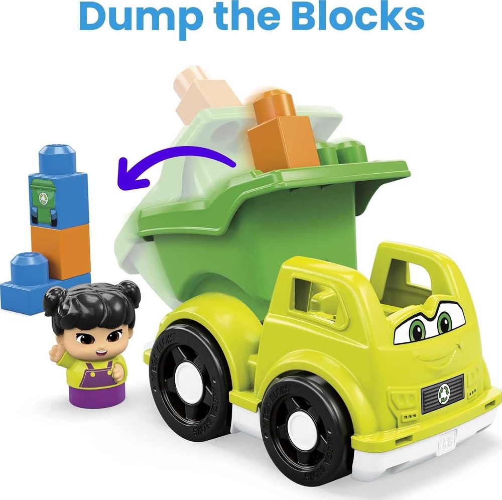 Raphy Recycling Truck with Block Buddies Driver — view 5