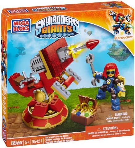 Skylanders Sprocket figure with buildable heroic turret