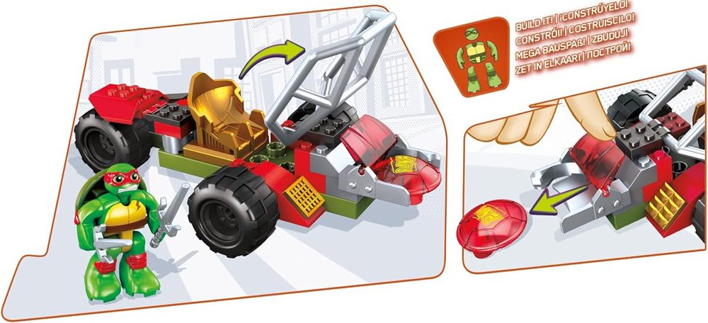 TMNT Half-Shell Heroes Raph Shell Cycle — view 5