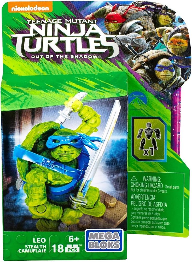 TMNT Out of the Shadows Stealth Leonardo — view 2