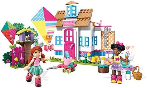 WellieWishers playhouse with garden tree and art station