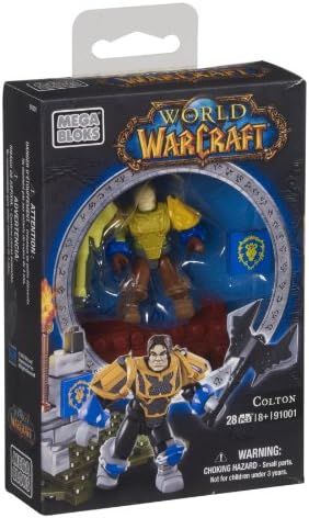 World of Warcraft Human Paladin micro figure on Stormwind base
