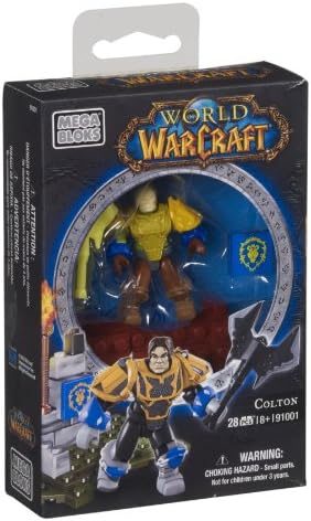 World of Warcraft Human Paladin micro figure on Stormwind base