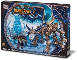 Lich King Arthas on Frozen Throne with Sindragosa dragon